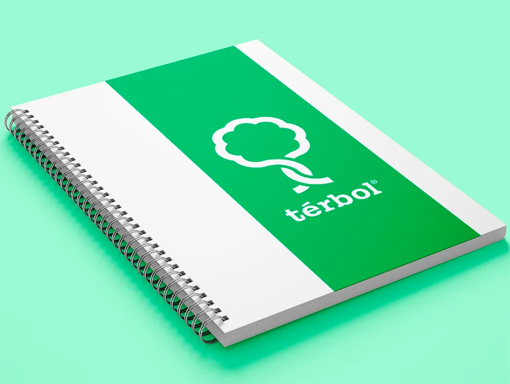 Cuaderno personalizado Tamaño carta con anilla metalica