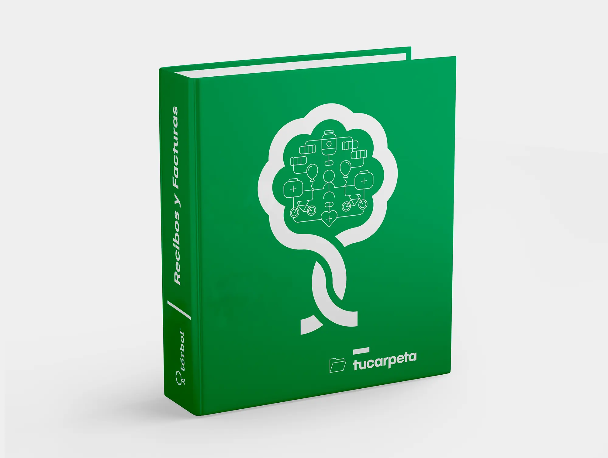 Carpeta trapper personalizado tamaño carta de dos agujeros