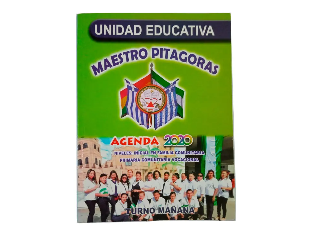 Agenda Escolar personalizada empastado tapa normal